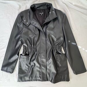 Steve Madden NWT Black Faux Leather Jacket